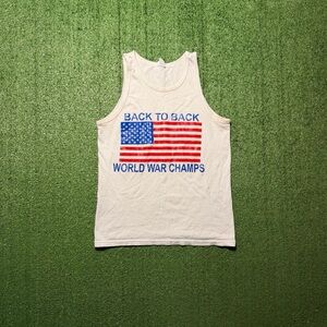 Back To Back World War Champ American
Tank Top Size Small